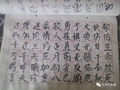 保定理工学院艺术学院之“宅家”活动|翰墨飘香