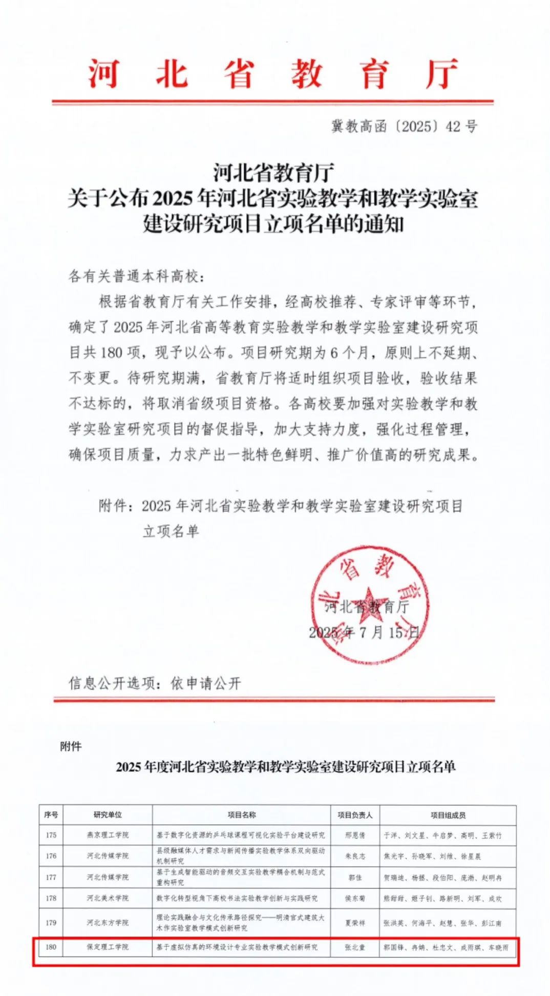 虚拟仿真赋能设计教育：保定理工学院成功立项河北省2025年度实验教学研究项目