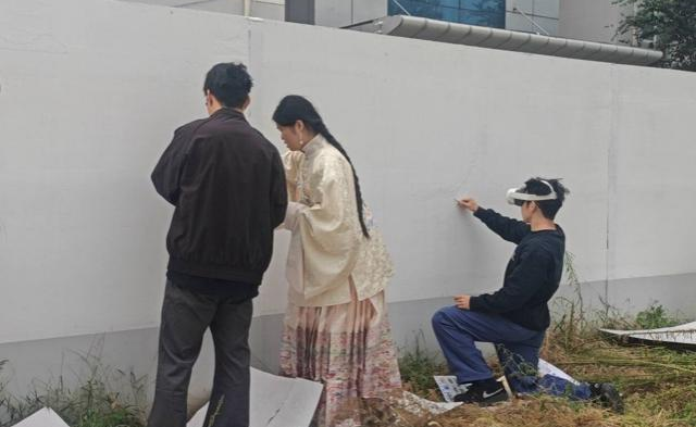 拓界育美，绘就校地共生新画卷｜保定理工学院以百米墙绘搭建城市文化特色阵地